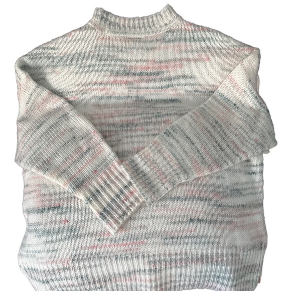 Torrid Cream and Pink Sweater - Picture 2 of 2